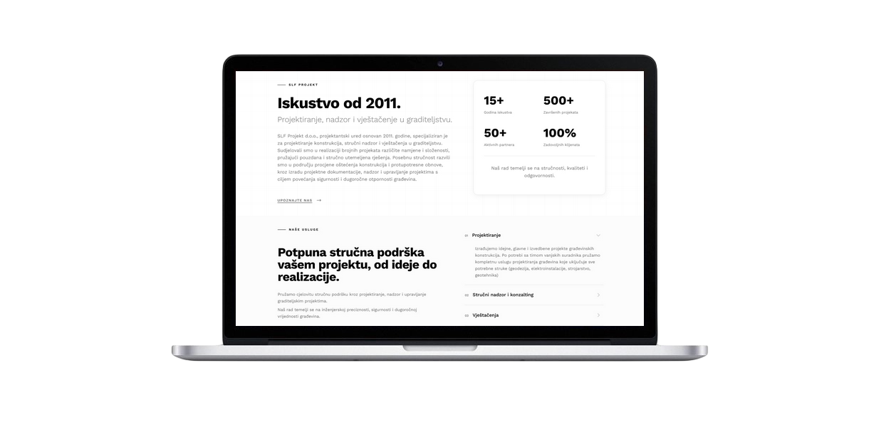 SLF Projekt - web stranica