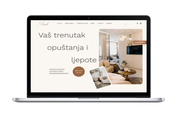 Beauty Centar Touch - Interaktivna web stranica