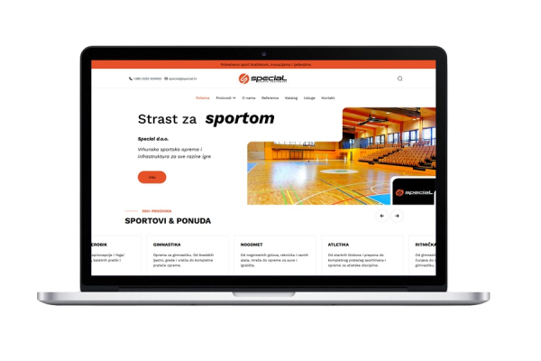 Special - web aplikacija za proizvode